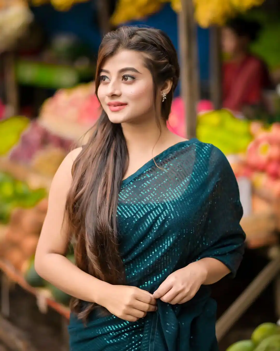 BT 176 Teal Color Georgette Saree l with Sequins Work. Wedding Festive Deal ₹1599. Delivery 4-6 Working Days. Online Shop now. | Bollywood Sarees, Creative Sarees, Designer Sarees, Embroidered Sarees, Ethnic Saree, Modern Digital sarees, Party Wear Sarees, Sarees