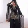 JF 043 Black Pure Fendy Silk Salwar Suitwith Embroidery Work & Sequins Work. Exclusive Offer ₹1940. Delivery 4-6 Working Days. Shop now. | Jump Suits, Straight Suits, Casual Suits, Creative suits, Designer Suits, Palazzo Suits, Party Wear Suits, Patiala Suits, Salwar suit