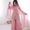 JF 043 Light Pink Pure Fendy Silk Salwar Suitwith Embroidery Work & Sequins Work. Exclusive Offer ₹1940. Delivery 4-6 Working Days. Shop now. | Jump Suits, Straight Suits, Casual Suits, Creative suits, Designer Suits, Palazzo Suits, Party Wear Suits, Patiala Suits, Salwar suit