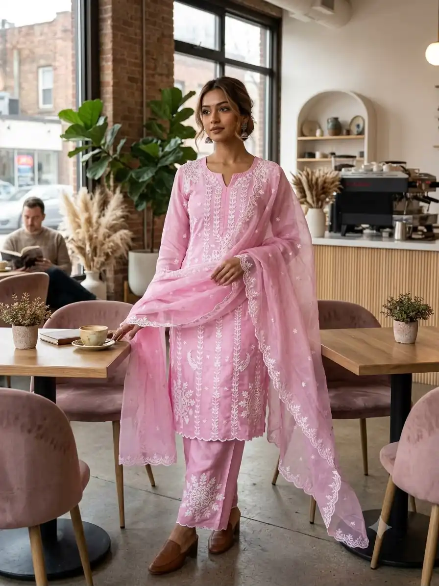 BE 479 Pink with Cut Work & Embroidery Work Pink Zimmy Choo Salwar Suit . Special Price ₹1999. Delivery 4-6 Working Days. Shop now. | Jump Suits, Straight Suits, Casual Suits, Creative suits, Designer Suits, Palazzo Suits, Party Wear Suits, Patiala Suits, Salwar suit