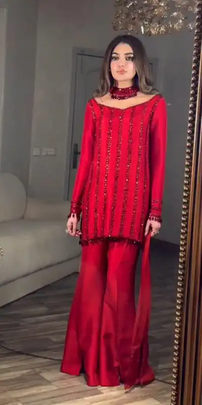 ST 1187 Red Rangoli Silk Perfect for Wedding, Party, Holi, Pooja, Anniversary – Salwar Suit. Get it for ₹2149. Delivery 4-6 Working Days. Shop now. | Jump Suits, Straight Suits, Casual Suits, Creative suits, Designer Suits, Palazzo Suits, Party Wear Suits, Patiala Suits, Salwar suit