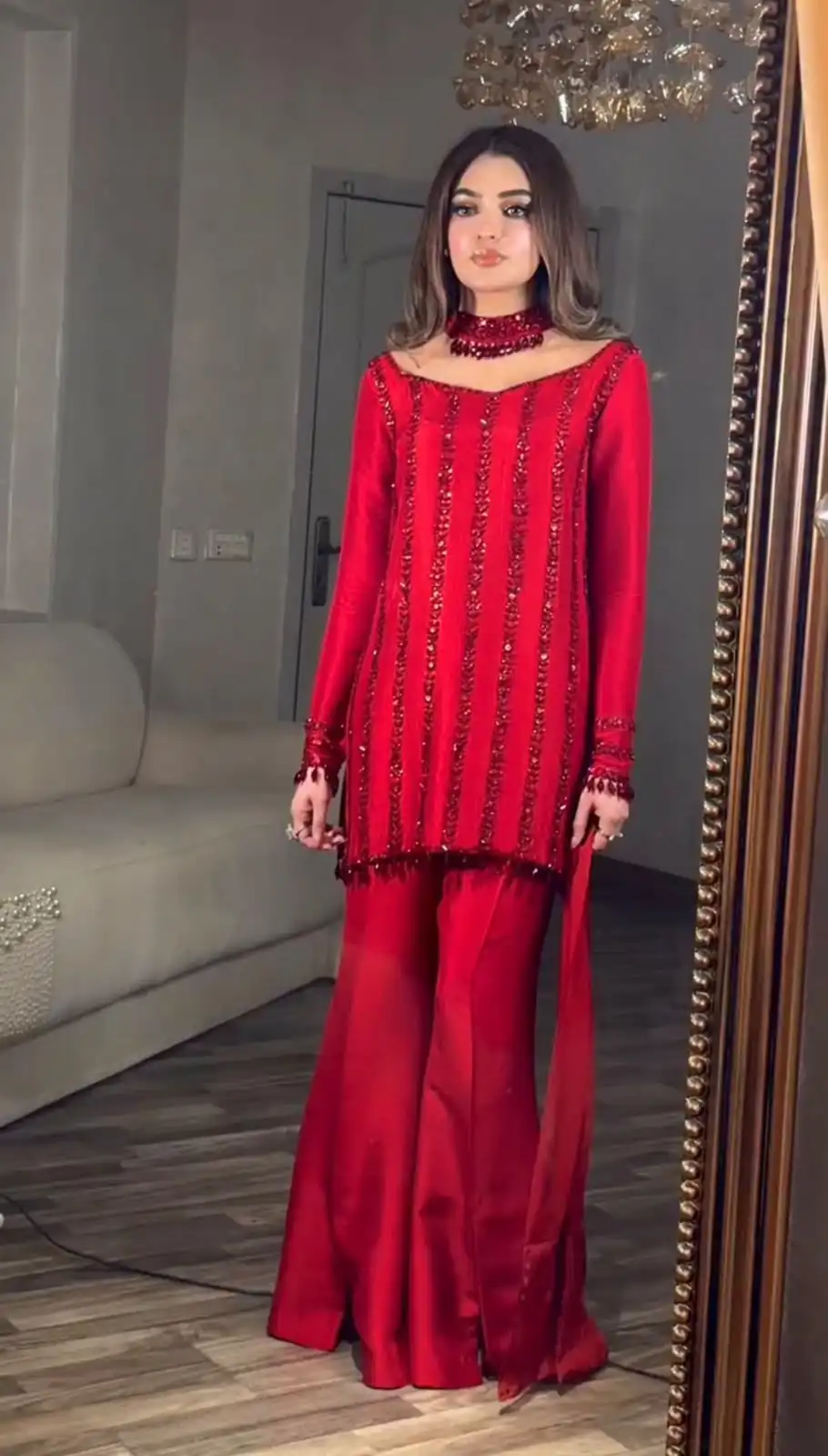 ST 1187 Red Rangoli Silk Perfect for Wedding, Party, Holi, Pooja, Anniversary – Salwar Suit. Get it for ₹2149. Delivery 4-6 Working Days. Shop now. | Jump Suits, Straight Suits, Casual Suits, Creative suits, Designer Suits, Palazzo Suits, Party Wear Suits, Patiala Suits, Salwar suit