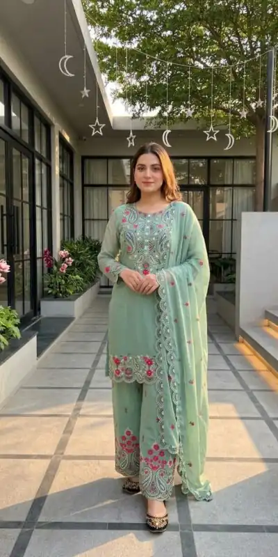 MT 1078 Sea Green Roman Silk Salwar Suit Perfect for Wedding, Party, Ethnic Day, Anniversary, Diwali – . Now at just ₹2399. Delivery 4-6 Working Days. | Jump Suits, Straight Suits, Casual Suits, Creative suits, Designer Suits, Palazzo Suits, Party Wear Suits, Patiala Suits, Salwar suit