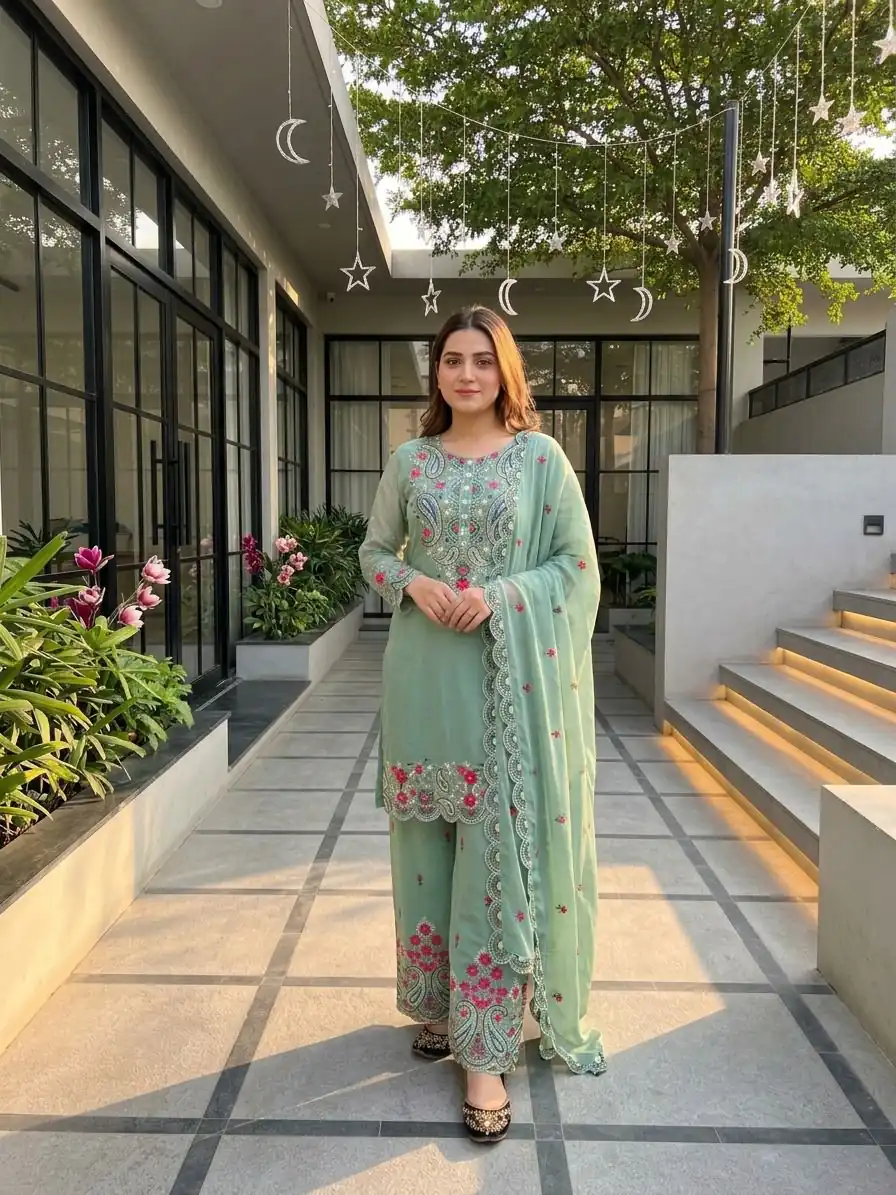 MT 1078 Sea Green Roman Silk Salwar Suit Perfect for Wedding, Party, Ethnic Day, Anniversary, Diwali – . Now at just ₹2399. Delivery 4-6 Working Days. | Jump Suits, Straight Suits, Casual Suits, Creative suits, Designer Suits, Palazzo Suits, Party Wear Suits, Patiala Suits, Salwar suit