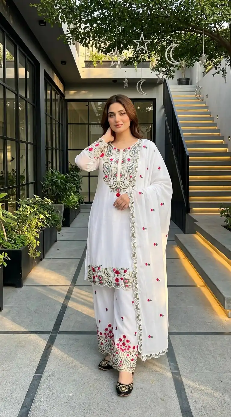 MT 1078 White Roman Silk Salwar Suit Perfect for Wedding, Party, Ethnic Day, Anniversary, Diwali – . Now at just ₹2399. Delivery 4-6 Working Days. | Jump Suits, Straight Suits, Casual Suits, Creative suits, Designer Suits, Palazzo Suits, Party Wear Suits, Patiala Suits, Salwar suit