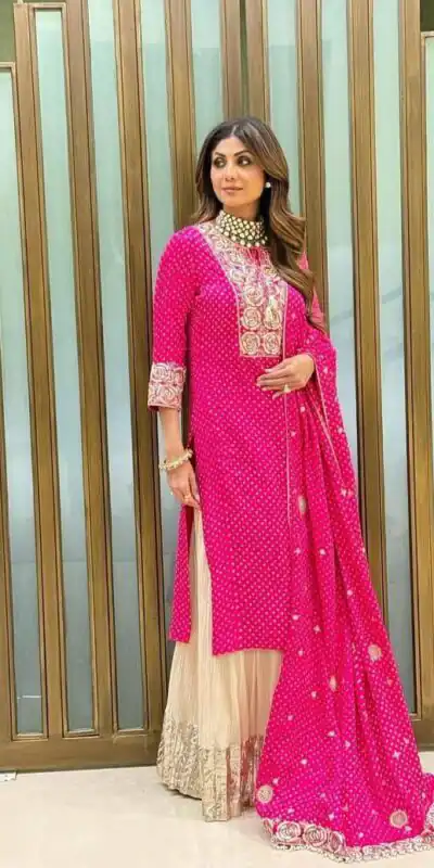 ZB 5049 Pink Faux Georgette Salwar Suit Perfect for Wedding, Party, Family Gatherings, Sangeet, Housewarming – . Affordable Price ₹2399. Days | Jump Suits, Straight Suits, Casual Suits, Creative suits, Designer Suits, Palazzo Suits, Party Wear Suits, Patiala Suits, Salwar suit
