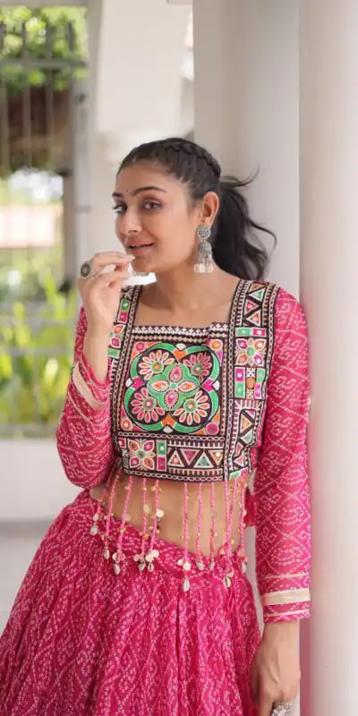 KA 5080 Pink| Faux Georgette Lehenga Choli with Embroidery Work & Lace Work. Special Price ₹2499. Delivery 4-6 Working Days. Shop now. | Bollywood Lehenga, Creative Lehenga, Designer Lehenga, Embroidered Lehenga, Lehenga, Party Wear Lehenga