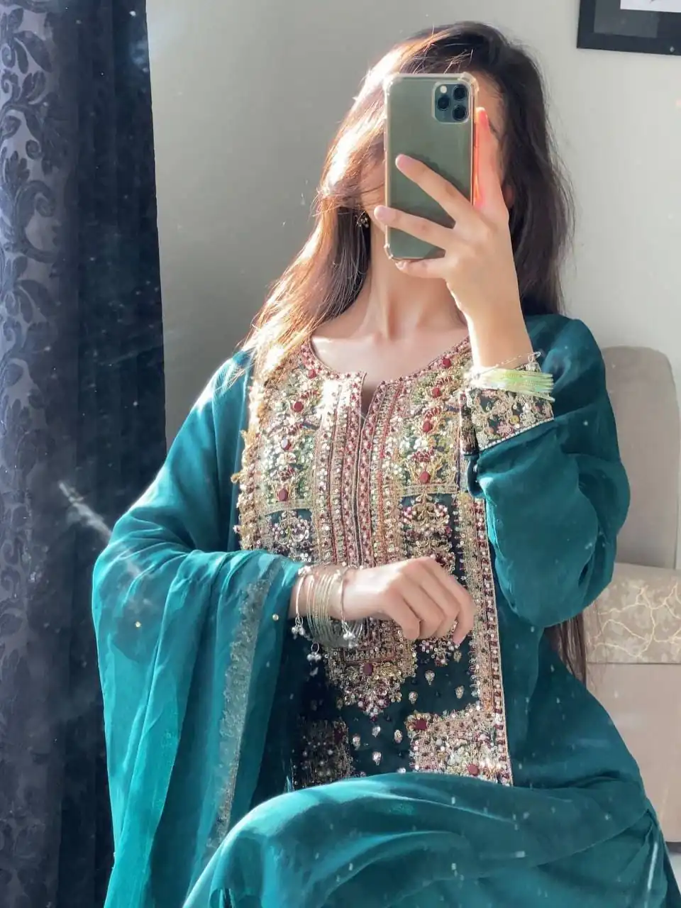 ZC 8021 Teal Fox Georgette Salwar Suit with Embroidery Work & Sequins Work. Exclusive Offer ₹2099. Delivery 4-6 Working Days. Shop now. | Jump Suits, Straight Suits, Casual Suits, Creative suits, Designer Suits, Palazzo Suits, Party Wear Suits, Patiala Suits, Salwar suit