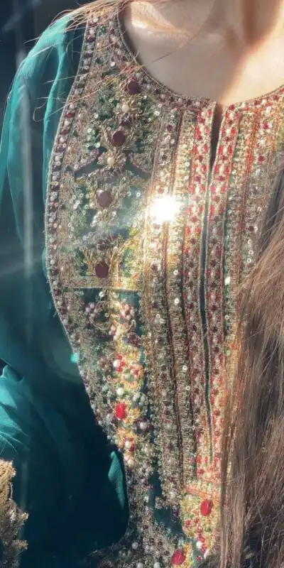 ZC 8021 Teal Fox Georgette Salwar Suit with Embroidery Work & Sequins Work. Exclusive Offer ₹2099. Delivery 4-6 Working Days. Shop now. | Jump Suits, Straight Suits, Casual Suits, Creative suits, Designer Suits, Palazzo Suits, Party Wear Suits, Patiala Suits, Salwar suit
