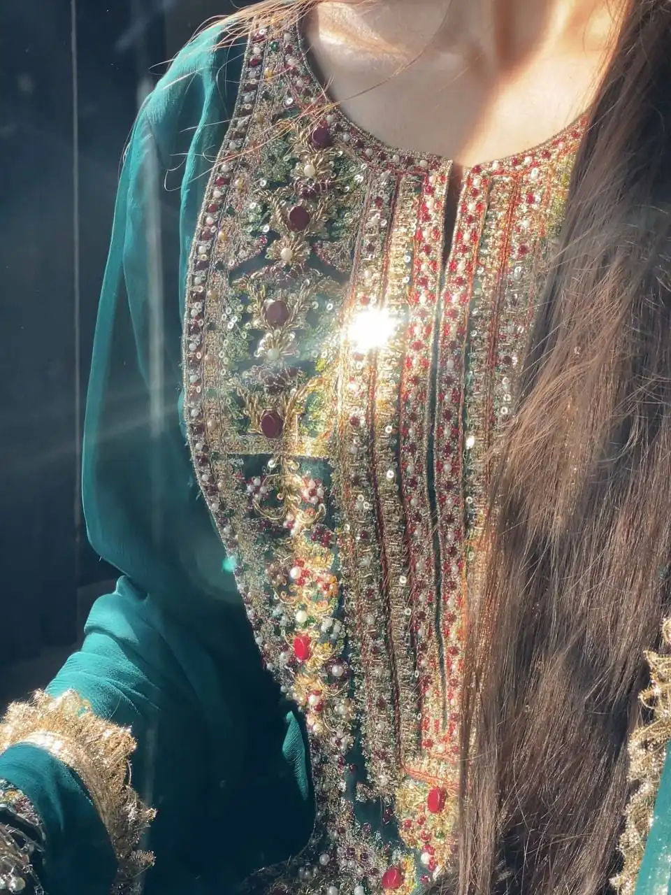 ZC 8021 Teal Fox Georgette Salwar Suit with Embroidery Work & Sequins Work. Exclusive Offer ₹2099. Delivery 4-6 Working Days. Shop now. | Jump Suits, Straight Suits, Casual Suits, Creative suits, Designer Suits, Palazzo Suits, Party Wear Suits, Patiala Suits, Salwar suit