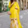 ZC KIARA Yellow Chinon Silk Salwar Suit with Embroidery Work & Sequins Work. Grab it for ₹2399. Delivery 4-6 Working Days. Shop now. | Jump Suits, Straight Suits, Casual Suits, Creative suits, Designer Suits, Palazzo Suits, Party Wear Suits, Patiala Suits, Salwar suit