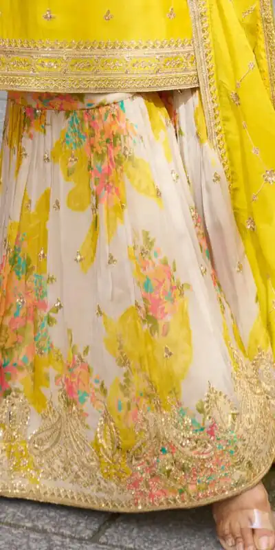 ZC KIARA Yellow Chinon Silk Salwar Suit with Embroidery Work & Sequins Work. Grab it for ₹2399. Delivery 4-6 Working Days. Shop now. | Jump Suits, Straight Suits, Casual Suits, Creative suits, Designer Suits, Palazzo Suits, Party Wear Suits, Patiala Suits, Salwar suit