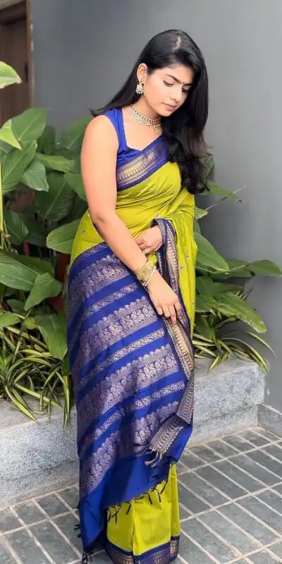 KP 6092 Lime Yellow Soft Lichi Silk Cloth Saree Perfect for Wedding, Party, Family Gatherings, Sangeet, Festive Deal ₹1449. Delivery 4-6 Working Days | Bollywood Sarees, Creative Sarees, Designer Sarees, Embroidered Sarees, Ethnic Saree, Modern Digital sarees, Party Wear Sarees, Sarees