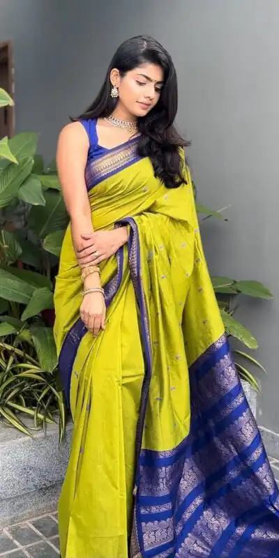 KP 6092 Lime Yellow Soft Lichi Silk Cloth Saree Perfect for Wedding, Party, Family Gatherings, Sangeet, Festive Deal ₹1449. Delivery 4-6 Working Days | Bollywood Sarees, Creative Sarees, Designer Sarees, Embroidered Sarees, Ethnic Saree, Modern Digital sarees, Party Wear Sarees, Sarees