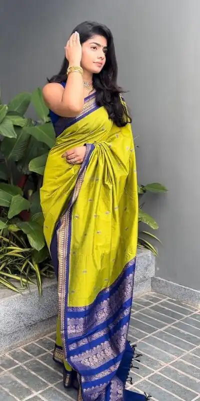 KP 6092 Lime Yellow Soft Lichi Silk Cloth Saree Perfect for Wedding, Party, Family Gatherings, Sangeet, Festive Deal ₹1449. Delivery 4-6 Working Days | Bollywood Sarees, Creative Sarees, Designer Sarees, Embroidered Sarees, Ethnic Saree, Modern Digital sarees, Party Wear Sarees, Sarees