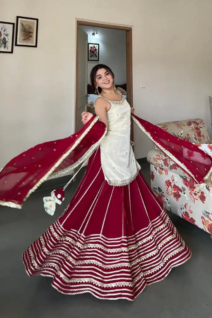 SRK 5344 Maroon Pretty Pista Fendy Silk Real Mirror Work Lehenga Choli Lehenga Choli Wedding, Party 2449/- Price ,Delivery 4-6 Working Days. Shop now | Bollywood Lehenga, Creative Lehenga, Designer Lehenga, Embroidered Lehenga, Lehenga, Party Wear Lehenga