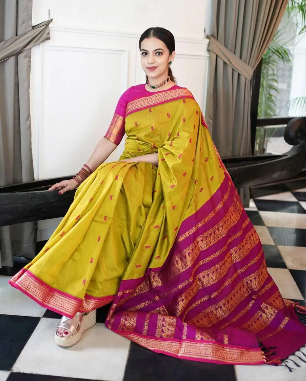 KP 6092 Mastered Soft Lichi Silk Cloth Saree Perfect for Wedding, Party, Family Gatherings, Sangeet, Festive Deal ₹1449. Delivery 4-6 Working Days | Bollywood Sarees, Creative Sarees, Designer Sarees, Embroidered Sarees, Ethnic Saree, Modern Digital sarees, Party Wear Sarees, Sarees
