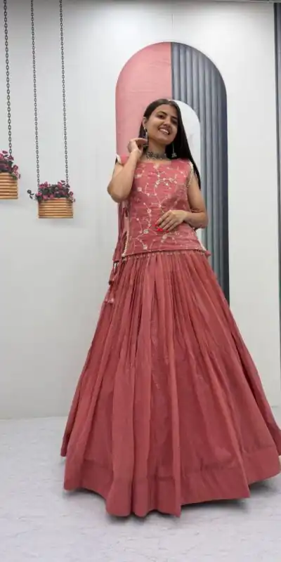 PC 569 Peach Color Crunchy Silk With Sequins Work Lehenga Choli . Special Price ₹2449. Delivery 4-6 Working Days. Shop now. | Bollywood Lehenga, Creative Lehenga, Designer Lehenga, Embroidered Lehenga, Lehenga, Party Wear Lehenga