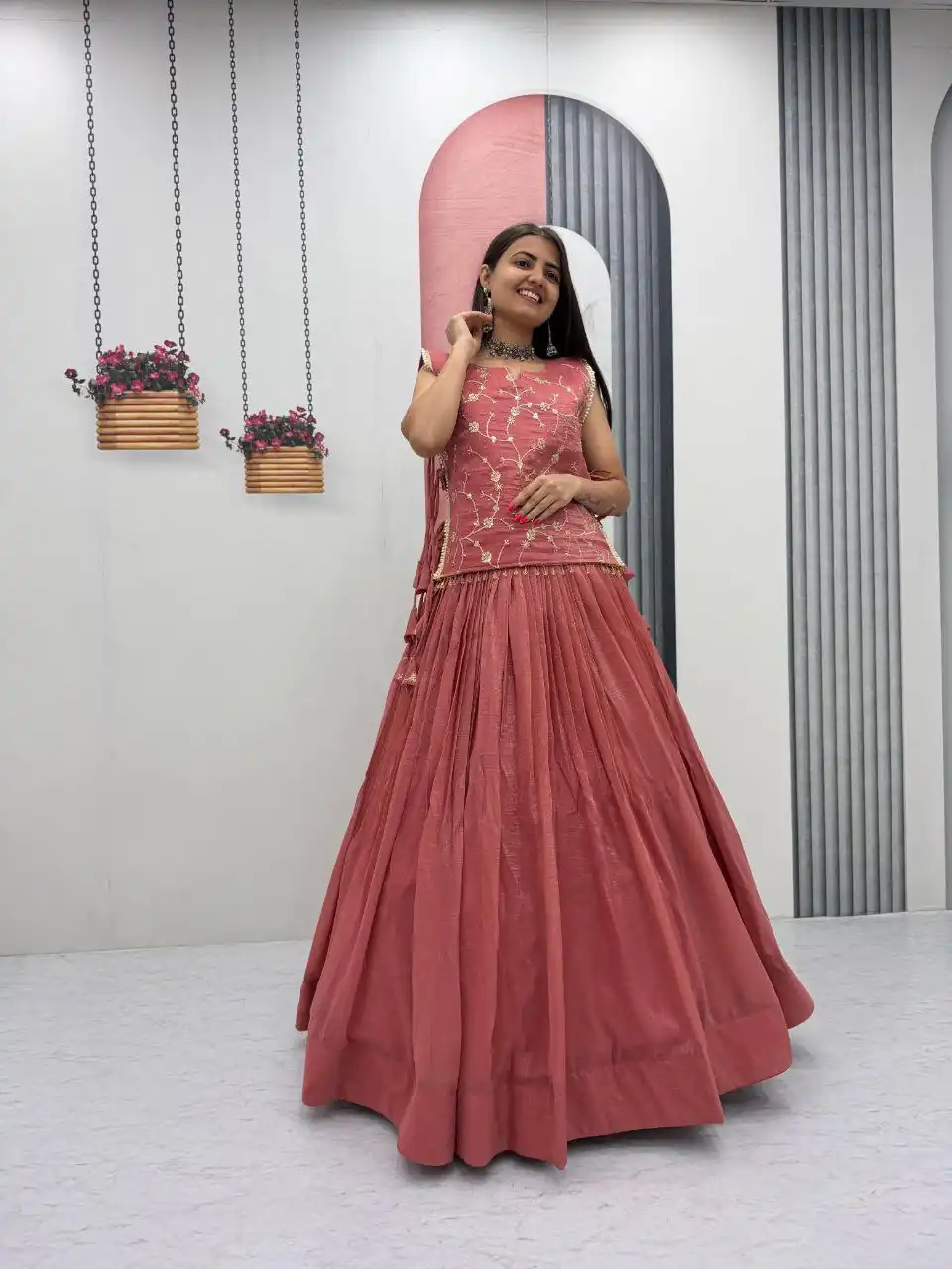 PC 569 Peach Color Crunchy Silk With Sequins Work Lehenga Choli . Special Price ₹2449. Delivery 4-6 Working Days. Shop now. | Bollywood Lehenga, Creative Lehenga, Designer Lehenga, Embroidered Lehenga, Lehenga, Party Wear Lehenga