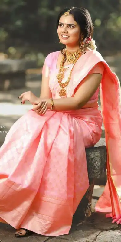 KPR 061 peach Soft Lichi Silk Saree with Lace Work & Lace Border. Introductory Price ₹1349. Delivery 4-6 Working Days. Shop now. | Bollywood Sarees, Creative Sarees, Designer Sarees, Embroidered Sarees, Ethnic Saree, Modern Digital sarees, Party Wear Sarees, Sarees