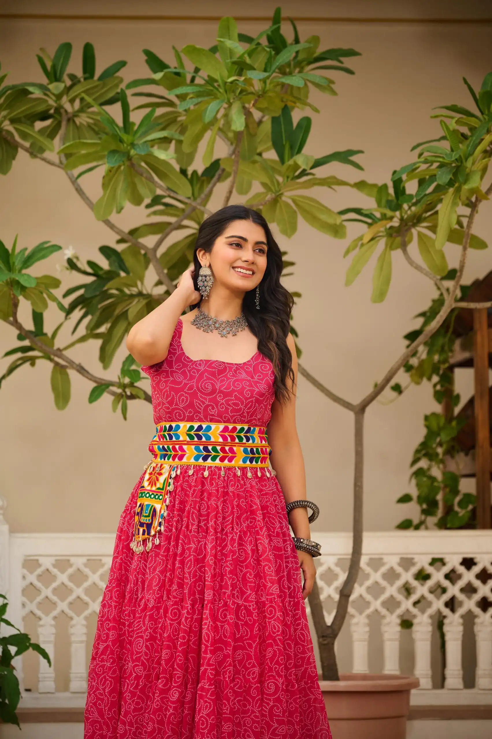Ram 110 Pink Pretty Red Faux Georgette Mirror Gamathi Work Gown . Wedding, Party, Festive Get it for ₹2049. Delivery 4-6 Working Days. Shop now. | Bollywood Gowns, Creative Gowns, Designer Gowns, Embroidered Gowns, Gowns, Party Wear Gowns