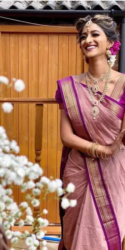 KP 6092 Pink Soft Lichi Silk Cloth Saree Perfect for Wedding, Party, Family Gatherings, Sangeet, Festive Deal ₹1449. Delivery 4-6 Working Days | Bollywood Sarees, Creative Sarees, Designer Sarees, Embroidered Sarees, Ethnic Saree, Modern Digital sarees, Party Wear Sarees, Sarees