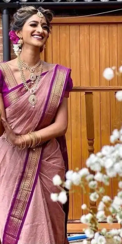 KP 6092 Pink Soft Lichi Silk Cloth Saree Perfect for Wedding, Party, Family Gatherings, Sangeet, Festive Deal ₹1449. Delivery 4-6 Working Days | Bollywood Sarees, Creative Sarees, Designer Sarees, Embroidered Sarees, Ethnic Saree, Modern Digital sarees, Party Wear Sarees, Sarees