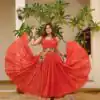 Ram 110 Red Pretty Red Faux Georgette Mirror Gamathi Work Gown . Wedding, Party, Festive Get it for ₹2049. Delivery 4-6 Working Days. Shop now. | Bollywood Gowns, Creative Gowns, Designer Gowns, Embroidered Gowns, Gowns, Party Wear Gowns
