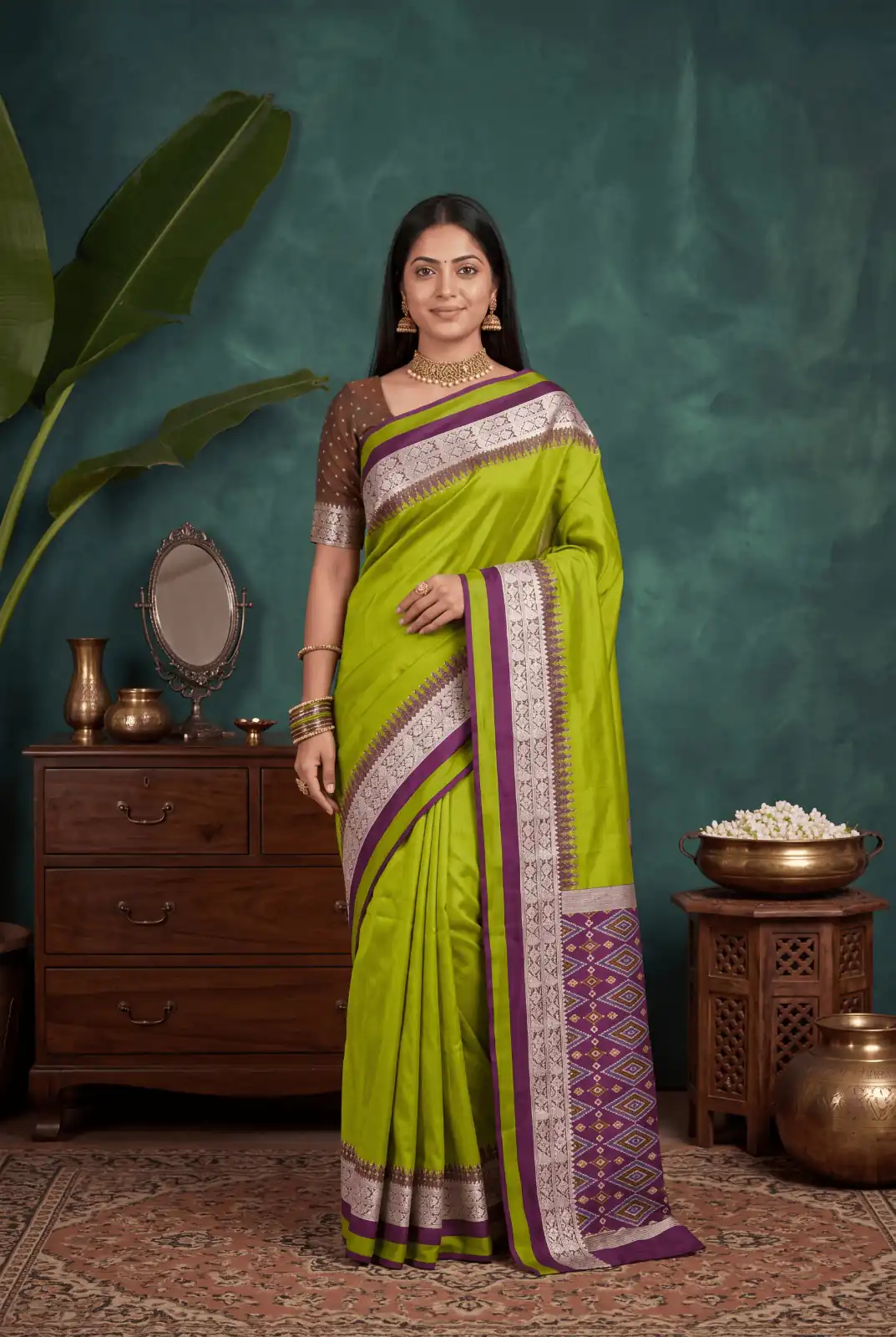 MB 261 Mehandi | Purple Soft Crafted Saree with Moti Work & Zari Work. Now at just ₹1999. Delivery 4-6 Working Days. Shop now. | Bollywood Sarees, Creative Sarees, Designer Sarees, Embroidered Sarees, Ethnic Saree, Modern Digital sarees, Party Wear Sarees, Sarees