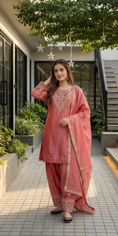 KF 1728 Peach Silk Salwar Suit Perfect for Wedding, Party, Family Gatherings, Onam, Engagement – . Affordable Price ₹2099. Delivery 4-6 Working Da | Jump Suits, Straight Suits, Casual Suits, Creative suits, Designer Suits, Palazzo Suits, Party Wear Suits, Patiala Suits, Salwar suit