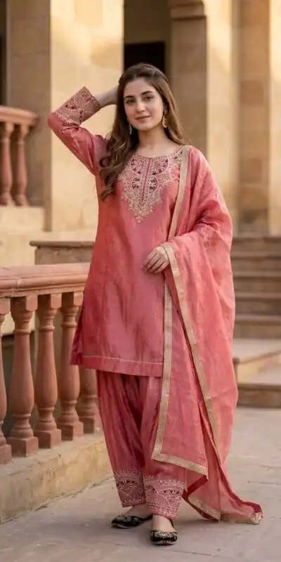 KF 1728 Peach Silk Salwar Suit Perfect for Wedding, Party, Family Gatherings, Onam, Engagement – . Affordable Price ₹2099. Delivery 4-6 Working Da | Jump Suits, Straight Suits, Casual Suits, Creative suits, Designer Suits, Palazzo Suits, Party Wear Suits, Patiala Suits, Salwar suit