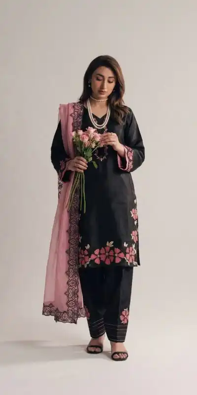 SR 1709 Pink Color Roman Silk Salwar Suit with Embroidery Work. Available at ₹2399 only. Delivery 4-6 Working Days. Shop now. | Jump Suits, Straight Suits, Casual Suits, Creative suits, Designer Suits, Palazzo Suits, Party Wear Suits, Patiala Suits, Salwar suit