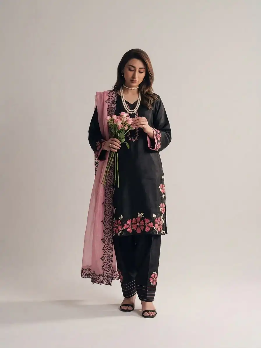 SR 1709 Pink Color Roman Silk Salwar Suit with Embroidery Work. Available at ₹2399 only. Delivery 4-6 Working Days. Shop now. | Jump Suits, Straight Suits, Casual Suits, Creative suits, Designer Suits, Palazzo Suits, Party Wear Suits, Patiala Suits, Salwar suit