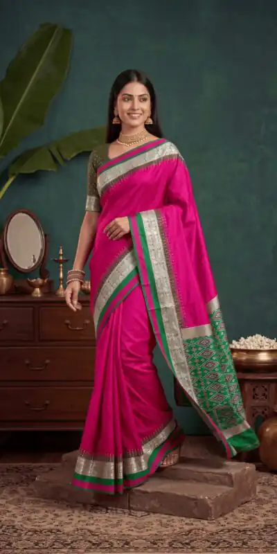 MB 261 Pink | Purple Soft Crafted Saree with Moti Work & Zari Work. Now at just ₹1999. Delivery 4-6 Working Days. Shop now. | Bollywood Sarees, Creative Sarees, Designer Sarees, Embroidered Sarees, Ethnic Saree, Modern Digital sarees, Party Wear Sarees, Sarees