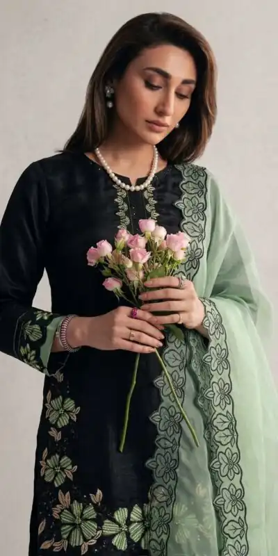 SR 1709 Pista Color Roman Silk Salwar Suit with Embroidery Work. Available at ₹2399 only. Delivery 4-6 Working Days. Shop now. | Jump Suits, Straight Suits, Casual Suits, Creative suits, Designer Suits, Palazzo Suits, Party Wear Suits, Patiala Suits, Salwar suit