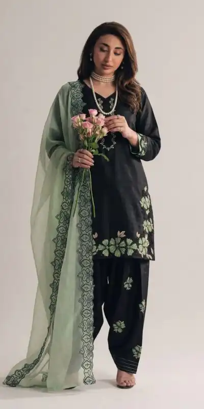 SR 1709 Pista Color Roman Silk Salwar Suit with Embroidery Work. Available at ₹2399 only. Delivery 4-6 Working Days. Shop now. | Jump Suits, Straight Suits, Casual Suits, Creative suits, Designer Suits, Palazzo Suits, Party Wear Suits, Patiala Suits, Salwar suit