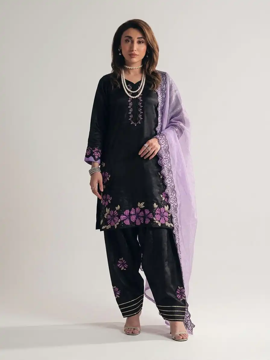 SR 1709 Purple Color Roman Silk Salwar Suit with Embroidery Work. Available at ₹2399 only. Delivery 4-6 Working Days. Shop now. | Jump Suits, Straight Suits, Casual Suits, Creative suits, Designer Suits, Palazzo Suits, Party Wear Suits, Patiala Suits, Salwar suit