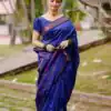 KPR 159 Royal Blue Soft Lichi Silk Cloth Saree Perfect for Wedding, Party, Family Gatherings, Sangeet, – . Festive Deal ₹1349. Delivery 4-6 Working Days | Bollywood Sarees, Creative Sarees, Designer Sarees, Embroidered Sarees, Ethnic Saree, Modern Digital sarees, Party Wear Sarees, Sarees