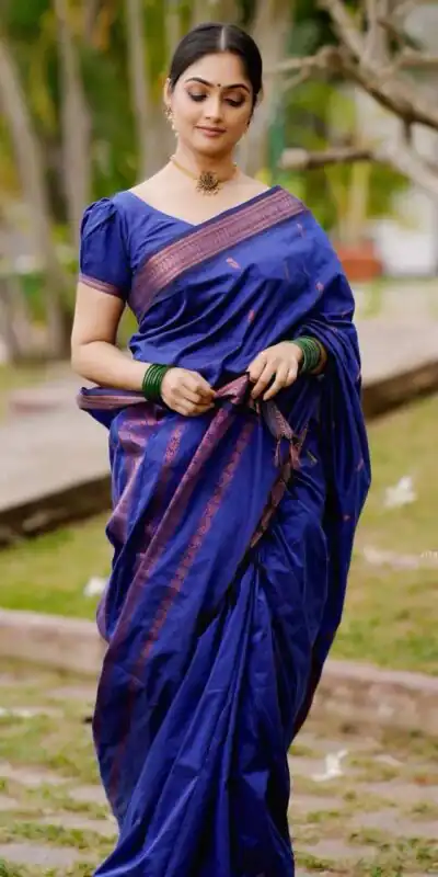 KPR 159 Royal Blue Soft Lichi Silk Cloth Saree Perfect for Wedding, Party, Family Gatherings, Sangeet, – . Festive Deal ₹1349. Delivery 4-6 Working Days | Bollywood Sarees, Creative Sarees, Designer Sarees, Embroidered Sarees, Ethnic Saree, Modern Digital sarees, Party Wear Sarees, Sarees