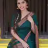 KPR 159 Teal Green Soft Lichi Silk Cloth Saree Perfect for Wedding, Party, Family Gatherings, Sangeet, Ethnic Day . Festive Deal ₹1349. Delivery 4-6 Workin | Bollywood Sarees, Creative Sarees, Designer Sarees, Embroidered Sarees, Ethnic Saree, Modern Digital sarees, Party Wear Sarees, Sarees