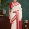 MB 261 White | Purple Soft Crafted Saree with Moti Work & Zari Work. Now at just ₹1999. Delivery 4-6 Working Days. Shop now. | Bollywood Sarees, Creative Sarees, Designer Sarees, Embroidered Sarees, Ethnic Saree, Modern Digital sarees, Party Wear Sarees, Sarees