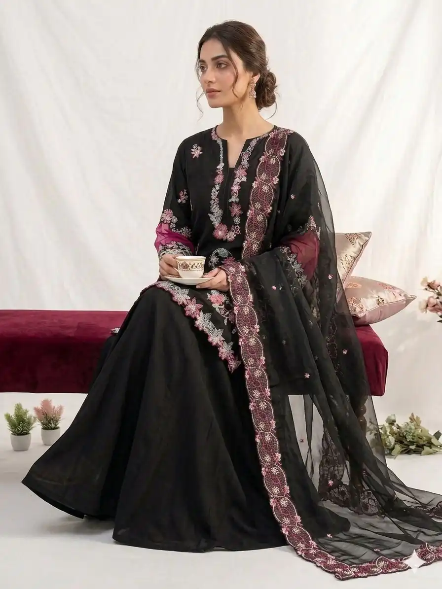 LG 2116 Black Crape Silk with Embroidery Work Salwar Suit . Introductory Price ₹2149. Delivery 4-6 Working Days. Shop now. | Jump Suits, Straight Suits, Casual Suits, Creative suits, Designer Suits, Palazzo Suits, Party Wear Suits, Patiala Suits, Salwar suit