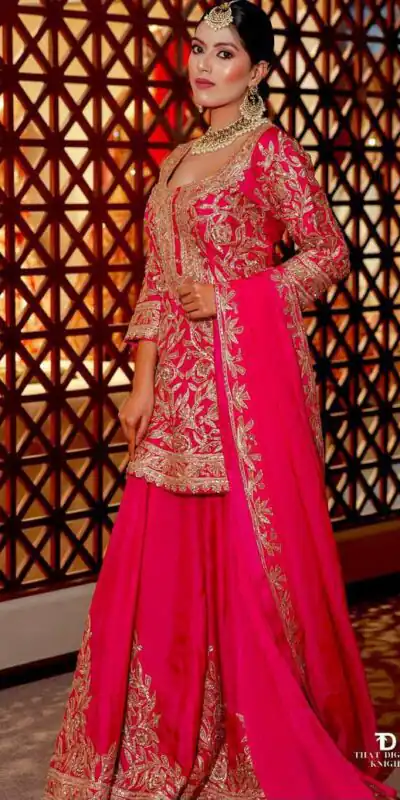 ZD 10095 Pink | Pink Chinon Silk Salwar Suit with Sequins Work & Embroidery Work. Exclusive Offer ₹2449. Delivery 4-6 Working Days. Shop now. | Jump Suits, Straight Suits, Casual Suits, Creative suits, Designer Suits, Palazzo Suits, Party Wear Suits, Patiala Suits, Salwar suit