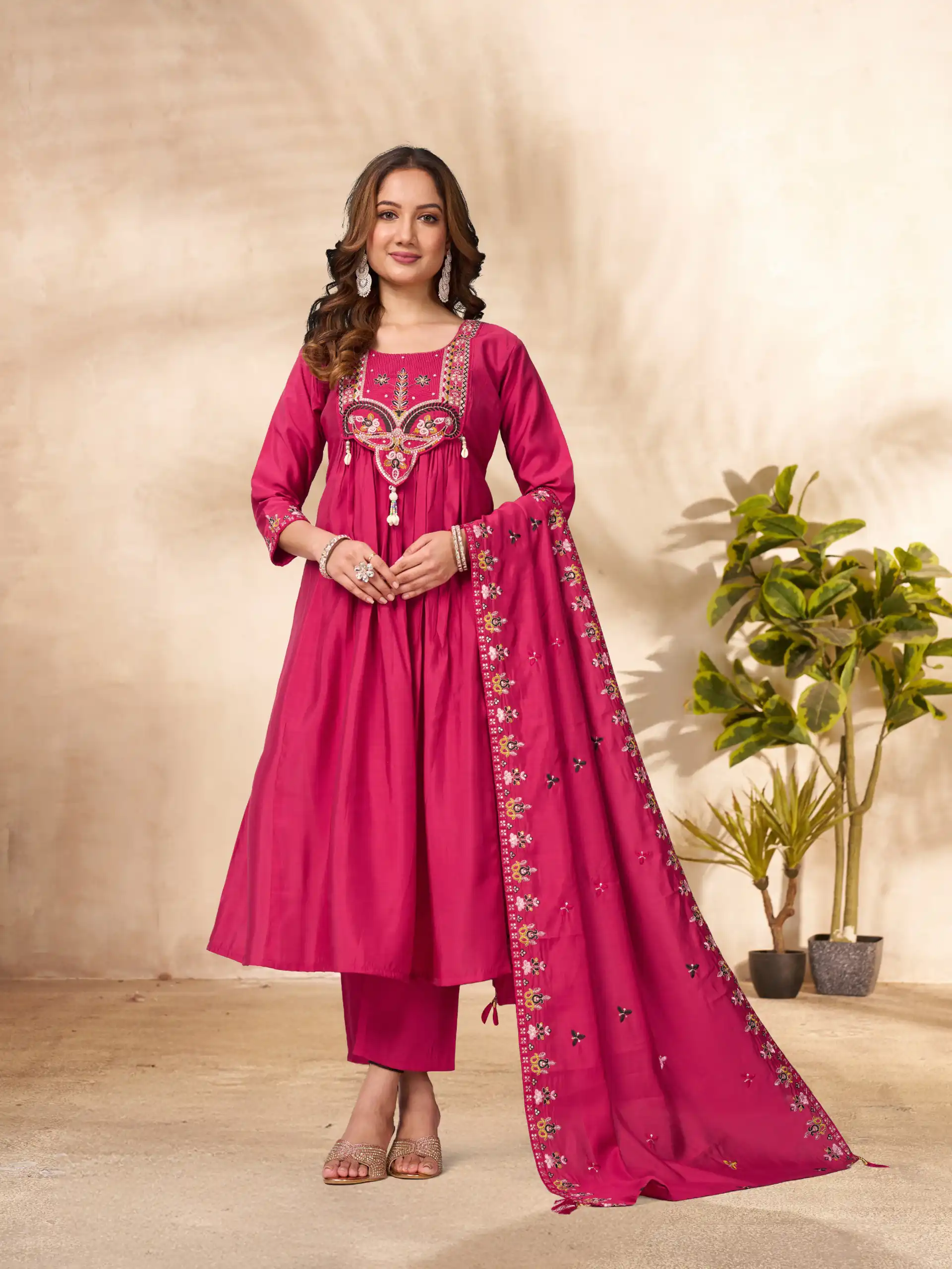 DIVA 136 Pink in Viscose Roman Silk Embroidery Work & Hand Work Salwar Suit . Best Price ₹2099. Delivery 4-6 Working Days. Shop now. | Jump Suits, Straight Suits, Casual Suits, Creative suits, Designer Suits, Palazzo Suits, Party Wear Suits, Patiala Suits, Salwar suit