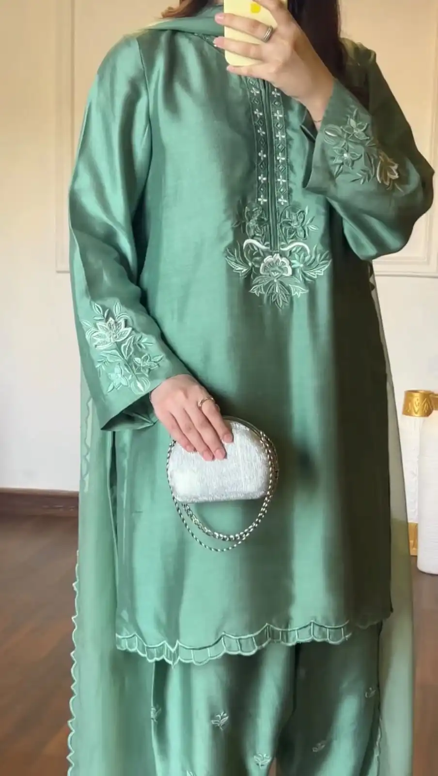 KD 1624 Pista American Silk Salwar Suit Perfect for Wedding, Party, Onam, Family Gatherings, Baisakhi – . Affordable Price ₹2049. Delivery 4-6 Working Days | Jump Suits, Straight Suits, Casual Suits, Creative suits, Designer Suits, Palazzo Suits, Party Wear Suits, Patiala Suits, Salwar suit