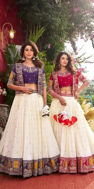 Ram 172 Purple in Color Vichitra Silk Embroidery Work Lehenga Choli . Now at just ₹2649. Delivery 4-6 Working Days. Shop now. | Bollywood Lehenga, Creative Lehenga, Designer Lehenga, Embroidered Lehenga, Lehenga, Party Wear Lehenga