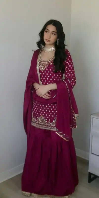 ZD 10003 Red in Color Natural Crepe Embroidery Work Salwar Suit . Affordable Price ₹2099. Delivery 4-6 Working Days. Shop now. | Jump Suits, Straight Suits, Casual Suits, Creative suits, Designer Suits, Palazzo Suits, Party Wear Suits, Patiala Suits, Salwar suit