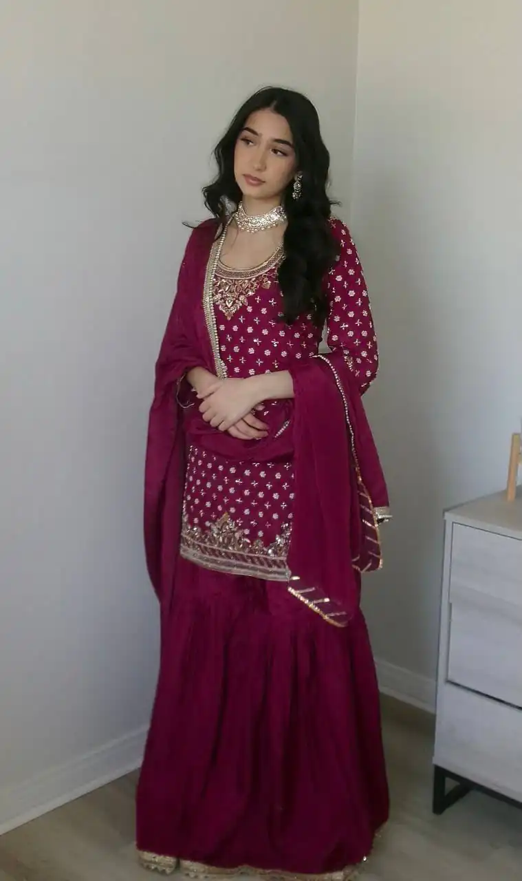 ZD 10003 Red in Color Natural Crepe Embroidery Work Salwar Suit . Affordable Price ₹2099. Delivery 4-6 Working Days. Shop now. | Jump Suits, Straight Suits, Casual Suits, Creative suits, Designer Suits, Palazzo Suits, Party Wear Suits, Patiala Suits, Salwar suit