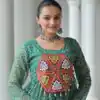 KA 1185 Green Bandhani Kurti. Perfect for Wedding, Party, Ethnic Day, Festival Celebrations, Sangeet – Get it for ₹1419. Delivery 4-6 Working Days. | Bollywood Kurti, Creative Kurtis, Designer Kurti, Kurti, Party Wear Kurti, Selfie Kurti