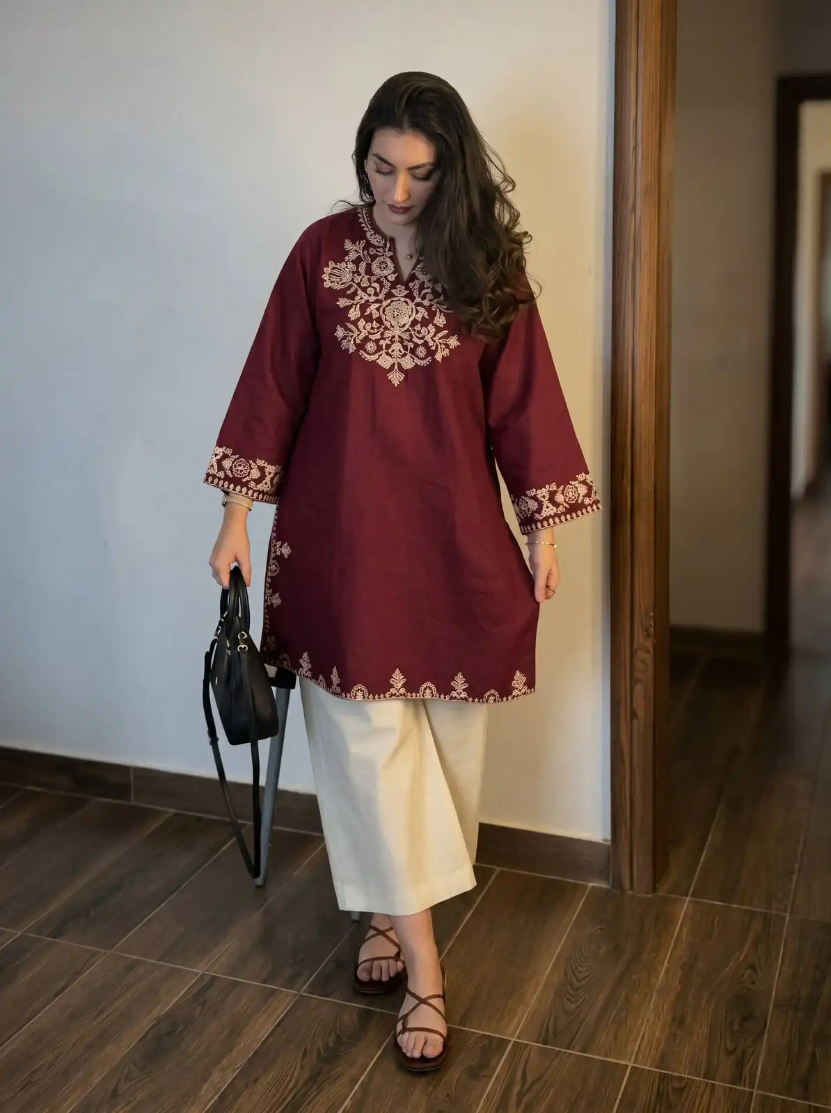 MF 1000 Maroon Colour Rayon Cotton Kurti with Embroidery Work. Introductory Price ₹1449. Delivery 4-6 Working Days. Shop now. | Bollywood Kurti, Creative Kurtis, Designer Kurti, Kurti, Party Wear Kurti, Selfie Kurti